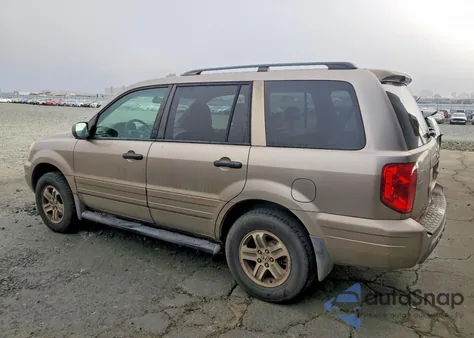 2004 Honda Pilot Exl from USA, damaged, VIN 2HKYF18544H502221
